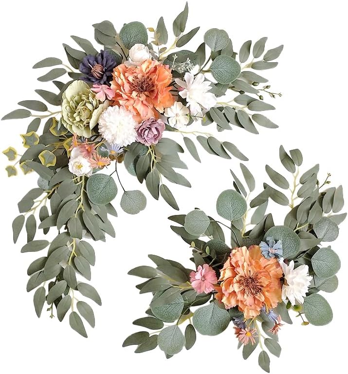 Artificial Flower Wedding Welcom Sign