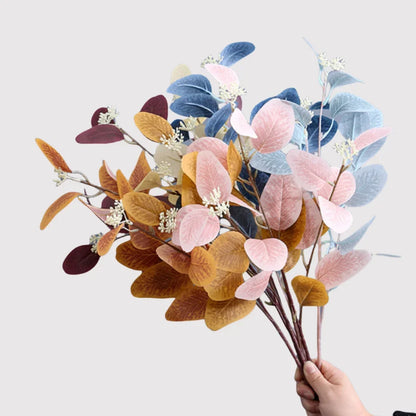 Artificial Plants Home Decoration Eucalyptus Leaves Fakes Plant Vase Layout