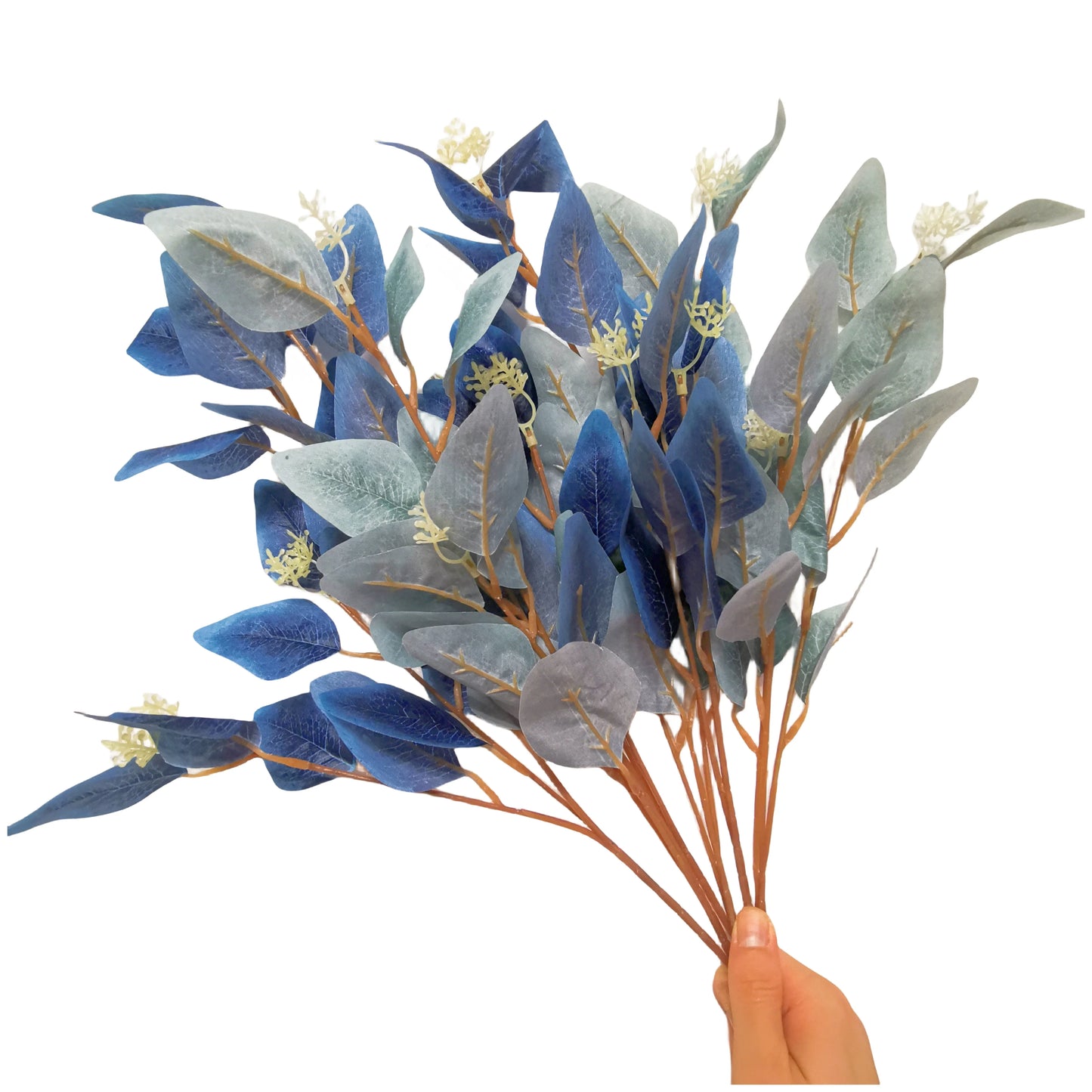Artificial Plants Home Decoration Eucalyptus Leaves Fakes Plant Vase Layout